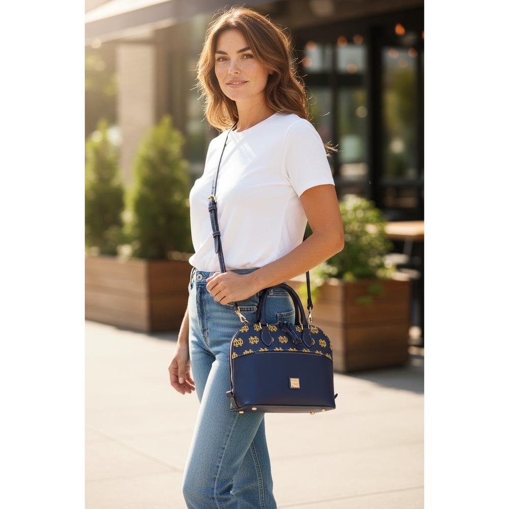 Dooney & Bourke Limited‎ Addition Notre Dame Fight Irish Dome Satchel Crossbody